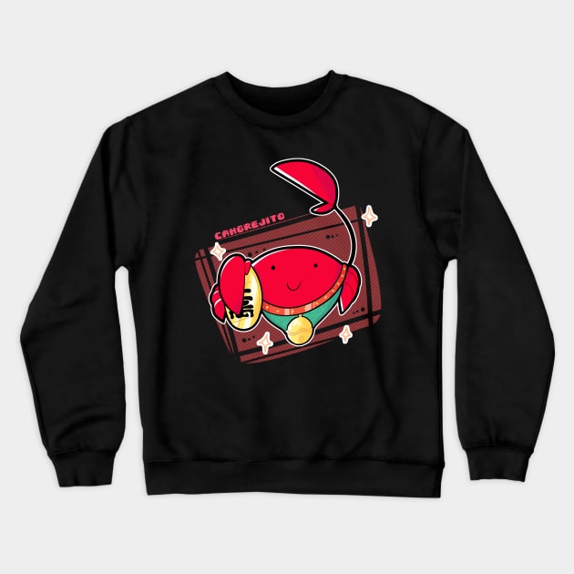 Lucky - Cangrejito Crewneck Sweatshirt by Yukipyro